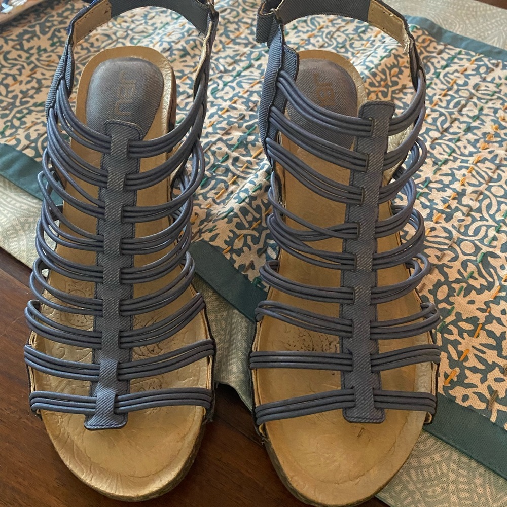 JBU sandals. Strapped heels.